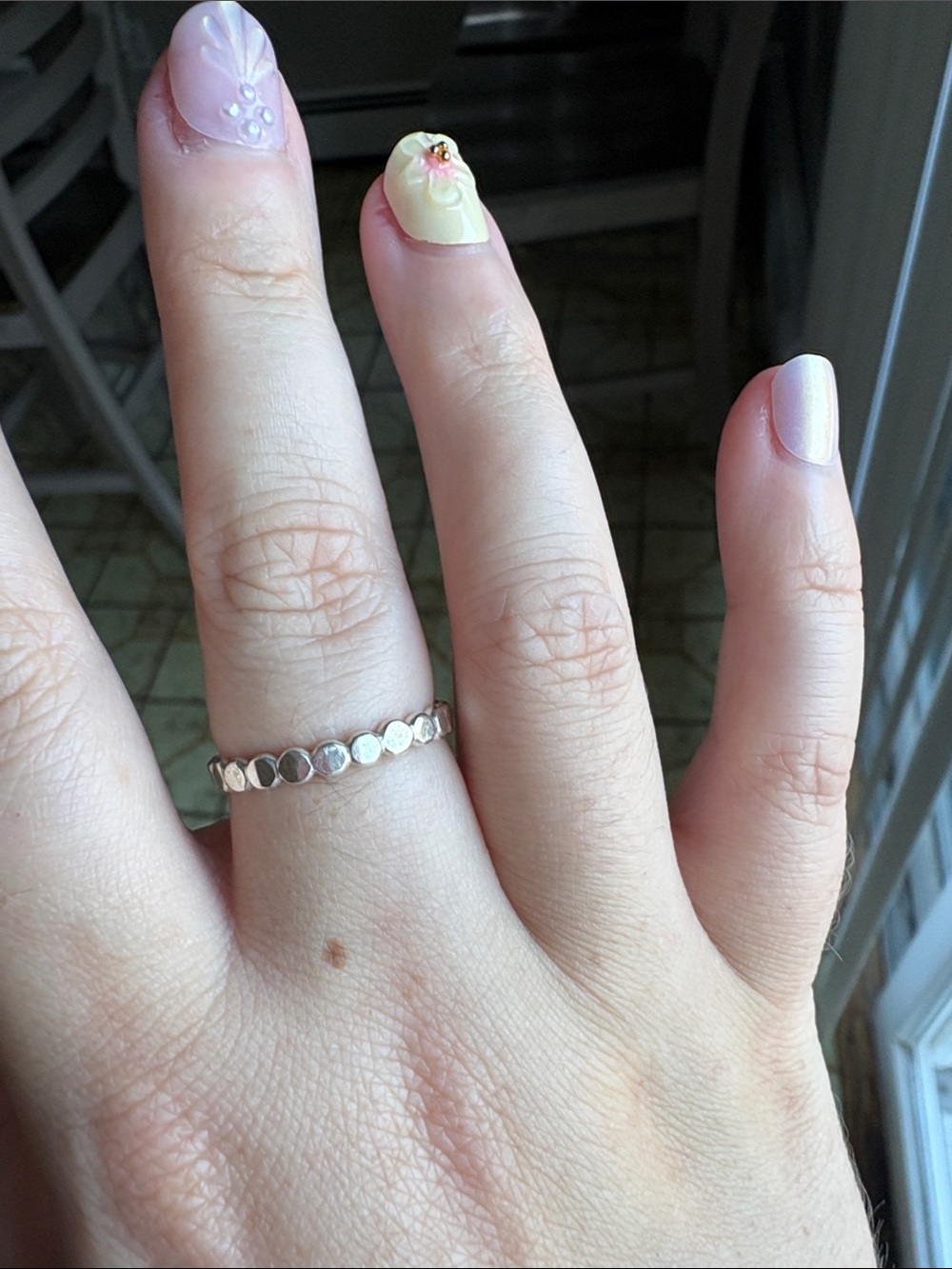 Silver bubble ring - Picture 2 of 3